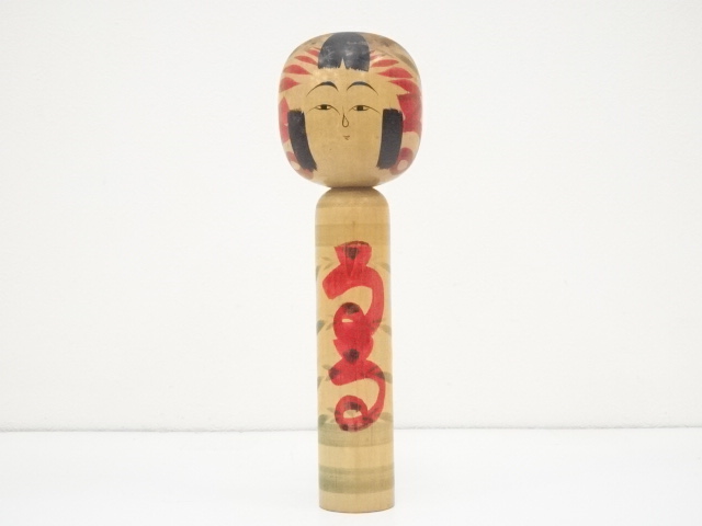 TRADITIONAL JAPANESE CRAFT / KOKESHI DOLL (24.4 cm)/ ARTISAN WORK